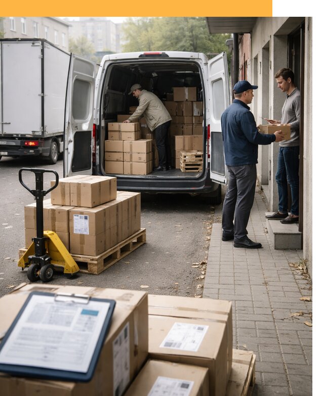 Доставка грузов от двери до двери с таможней от 45639 руб.