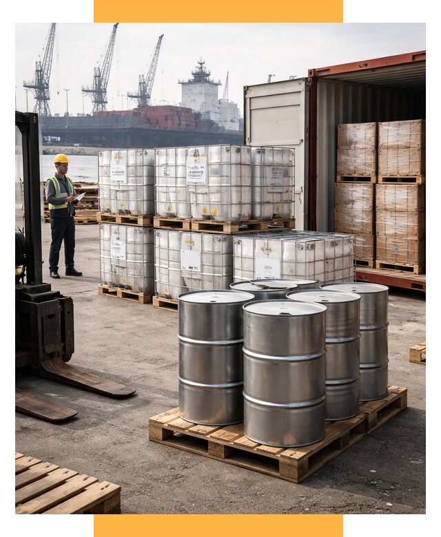 Доставка химического сырья из Индии от 253550 р. | СетСервис-Инт