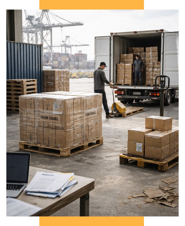 Доставка грузов из Израиля от 15213 р., логистика от СетСервис-Инт