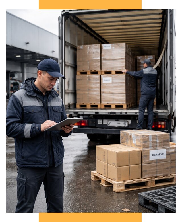 Доставка грузов из Беларуси от 15213 р. логистика СетСервис-Инт