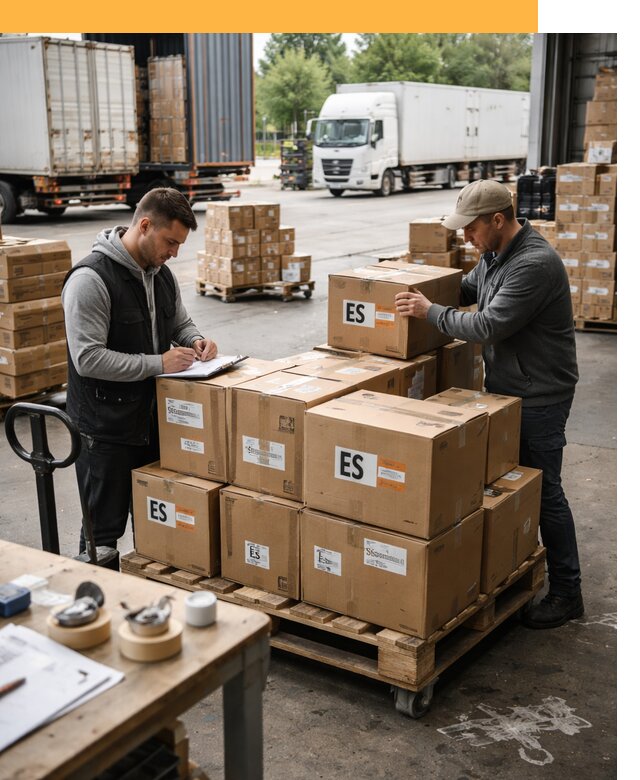 Доставка грузов в Испанию автотранспортом от 35497 руб