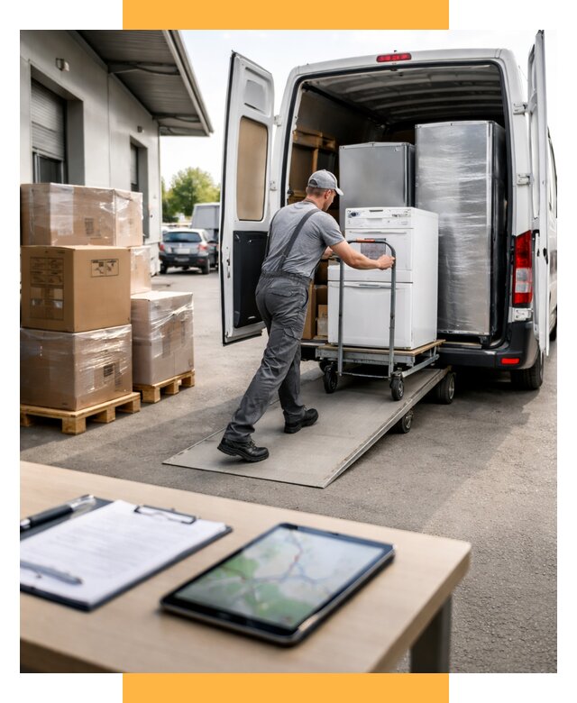 Перевозка бытовой техники от 6592 р. - логистика СетСервис-Инт