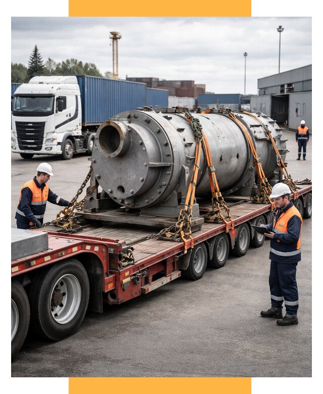 Перевозка тяжеловесных грузов под ключ от 152130 р. | СетСервис-Инт