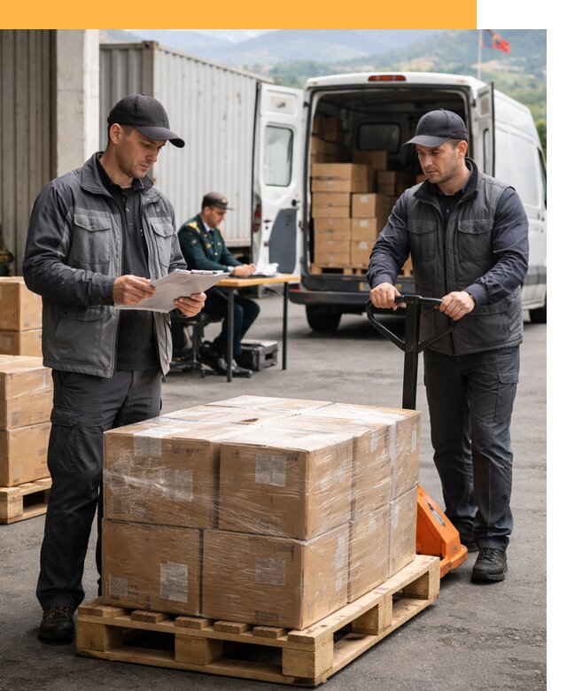 Доставка грузов через Армению, быстрая таможенная очистка от 25355