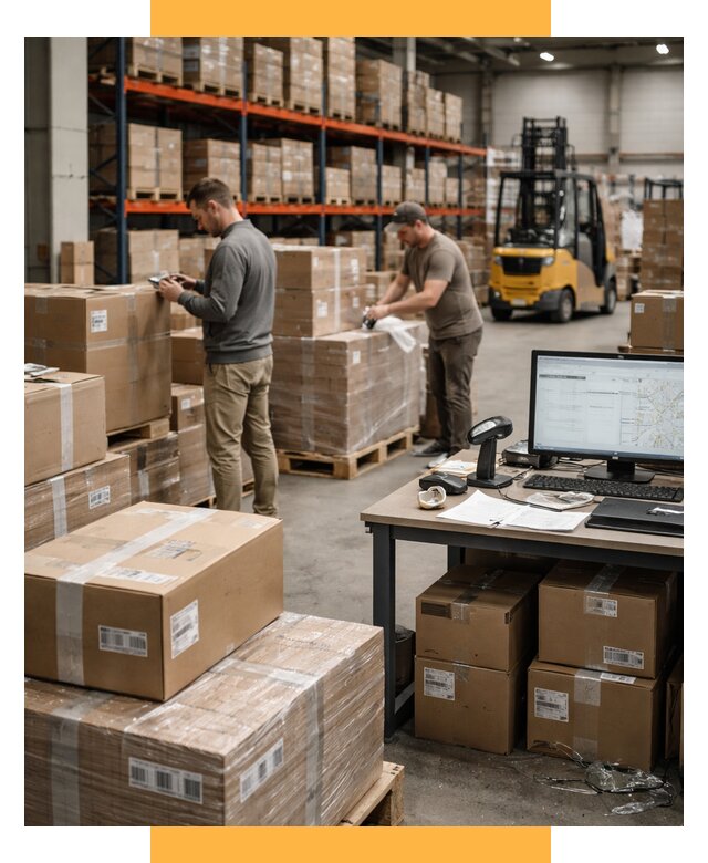 Склад консолидации в Европе от 6592 р., услуги СетСервис-Инт