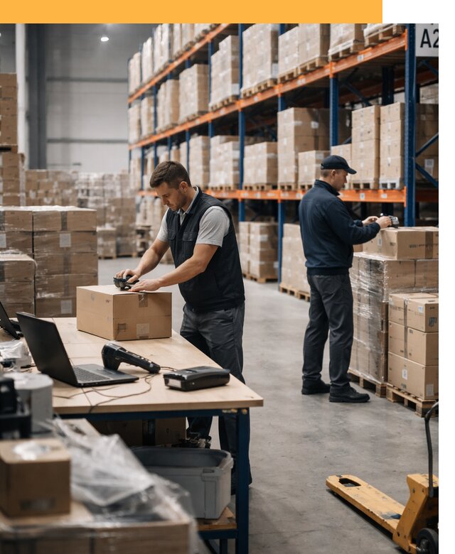 Склад консолидации в Европе: хранение, сортировка от 6592